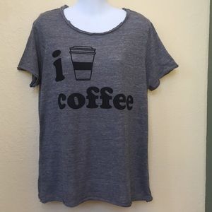 Chaser ladies coffee tee shirt M